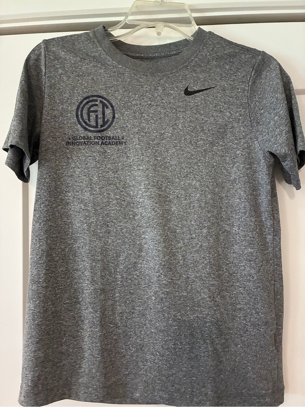 Nike Gray Short-Sleeve Performance Tee (2) with GFI Logo